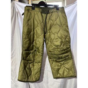 NWOT USGI Military Field Pant Liner Cold Weather Trousers Quilted Small Reg 1983